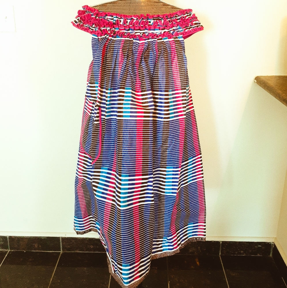 African print ,ankara, women dress, medium size,un